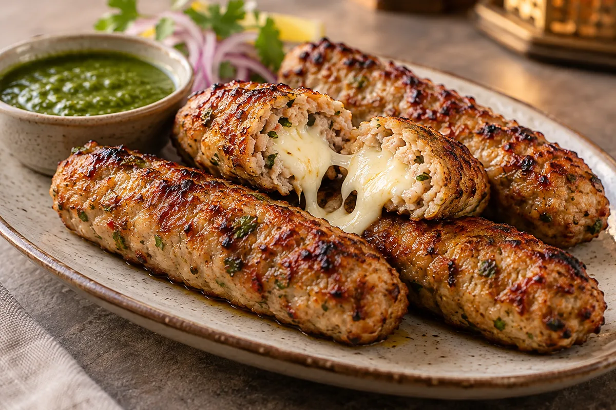 Chicken Cheese Kabab
