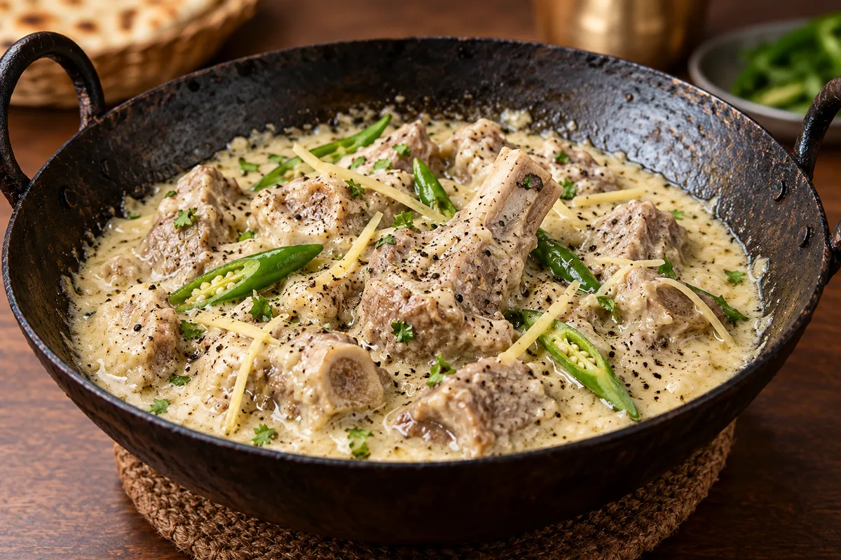 Mutton White Karahi